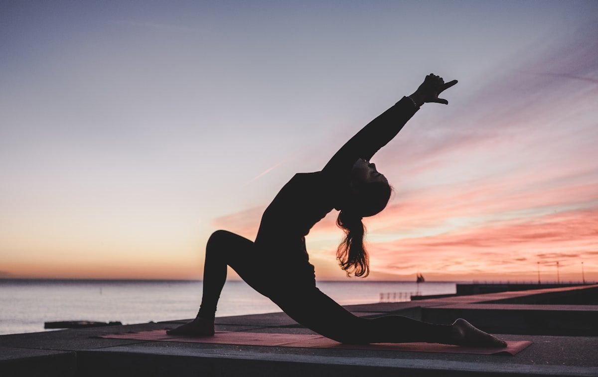 Woman in a calm wellness moment